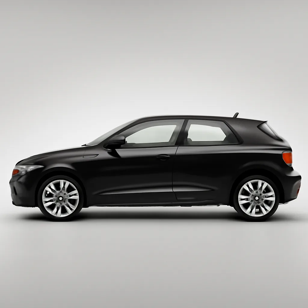 Audi A1 2021–2023, вид сбоку