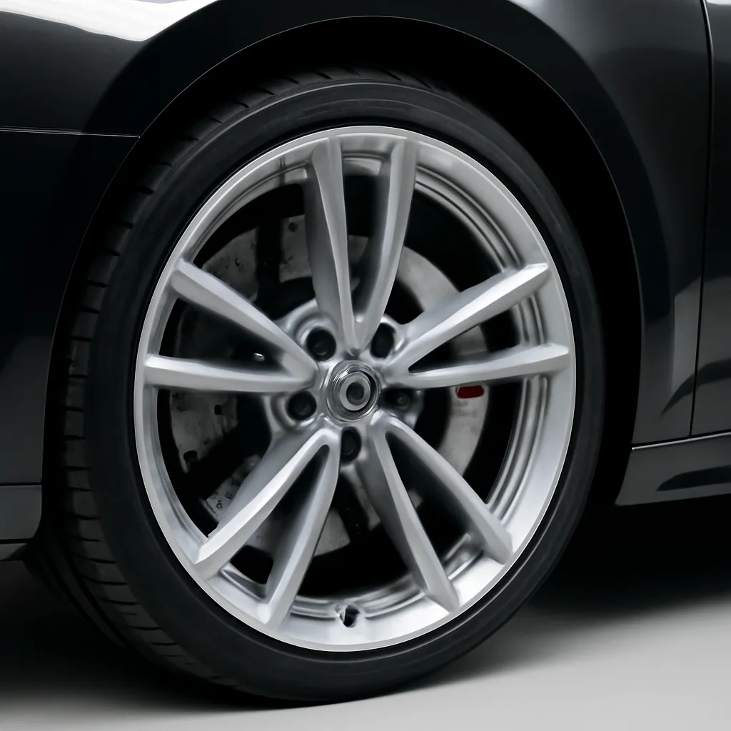 Audi A5 2019–2021, колёсный диск крупным планом