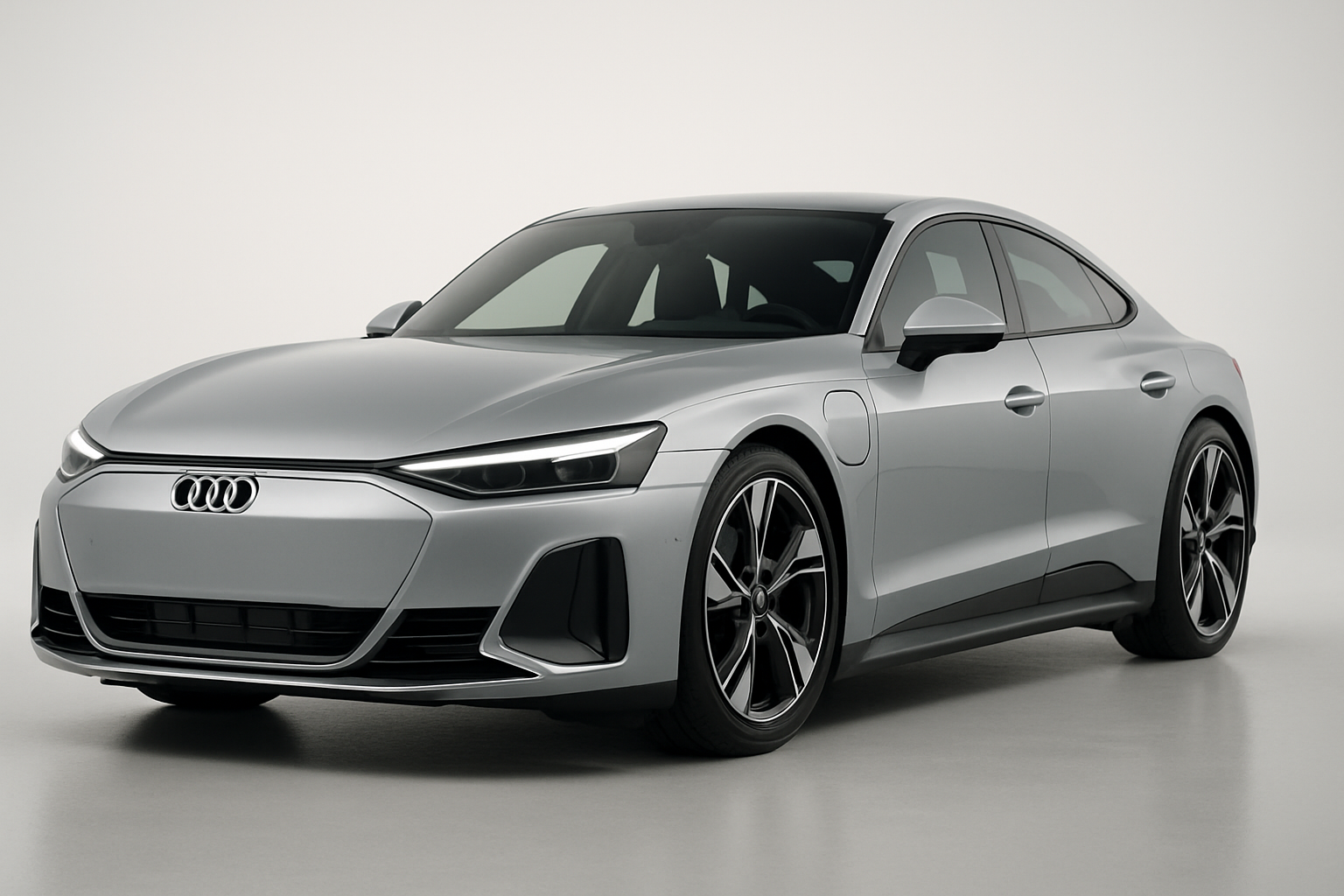 Audi e-tron GT 2025 года, 3/4 фронт