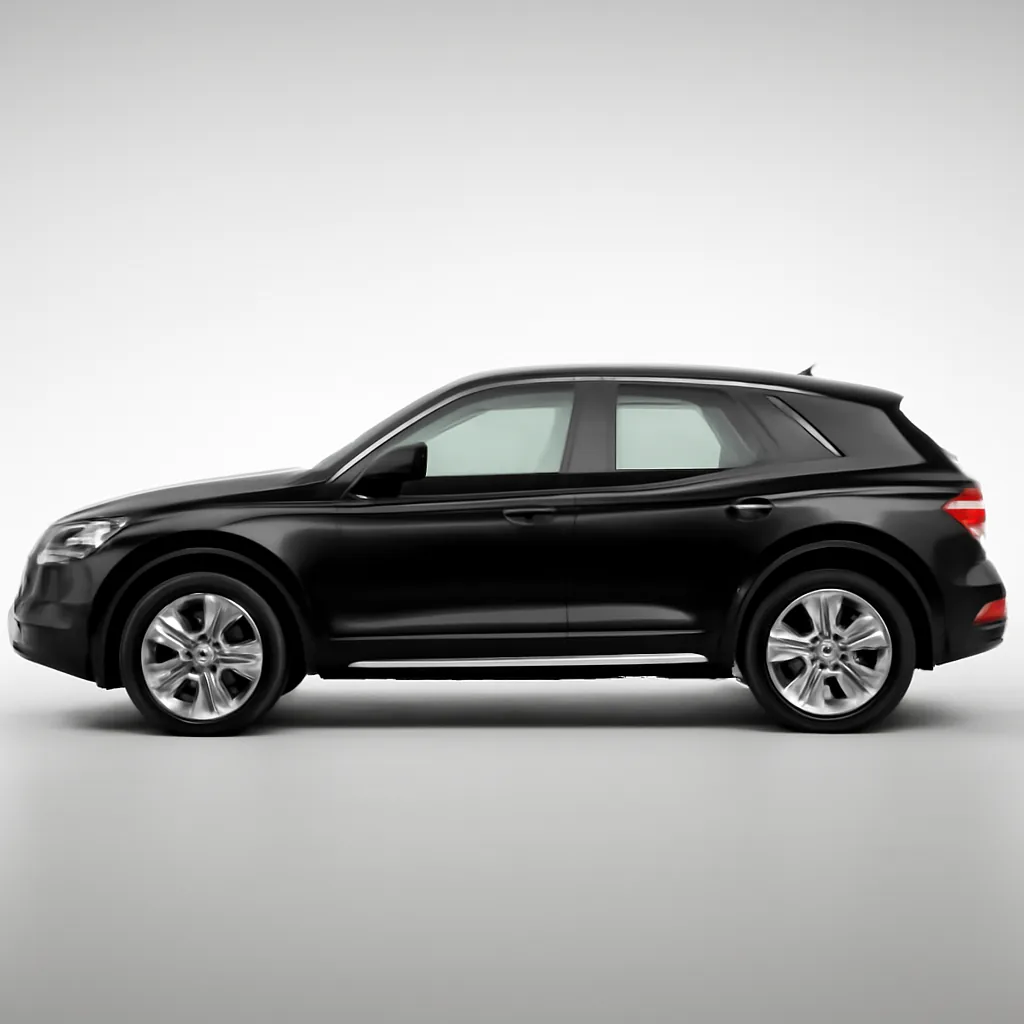 Audi Q5 2023–2025, вид сбоку