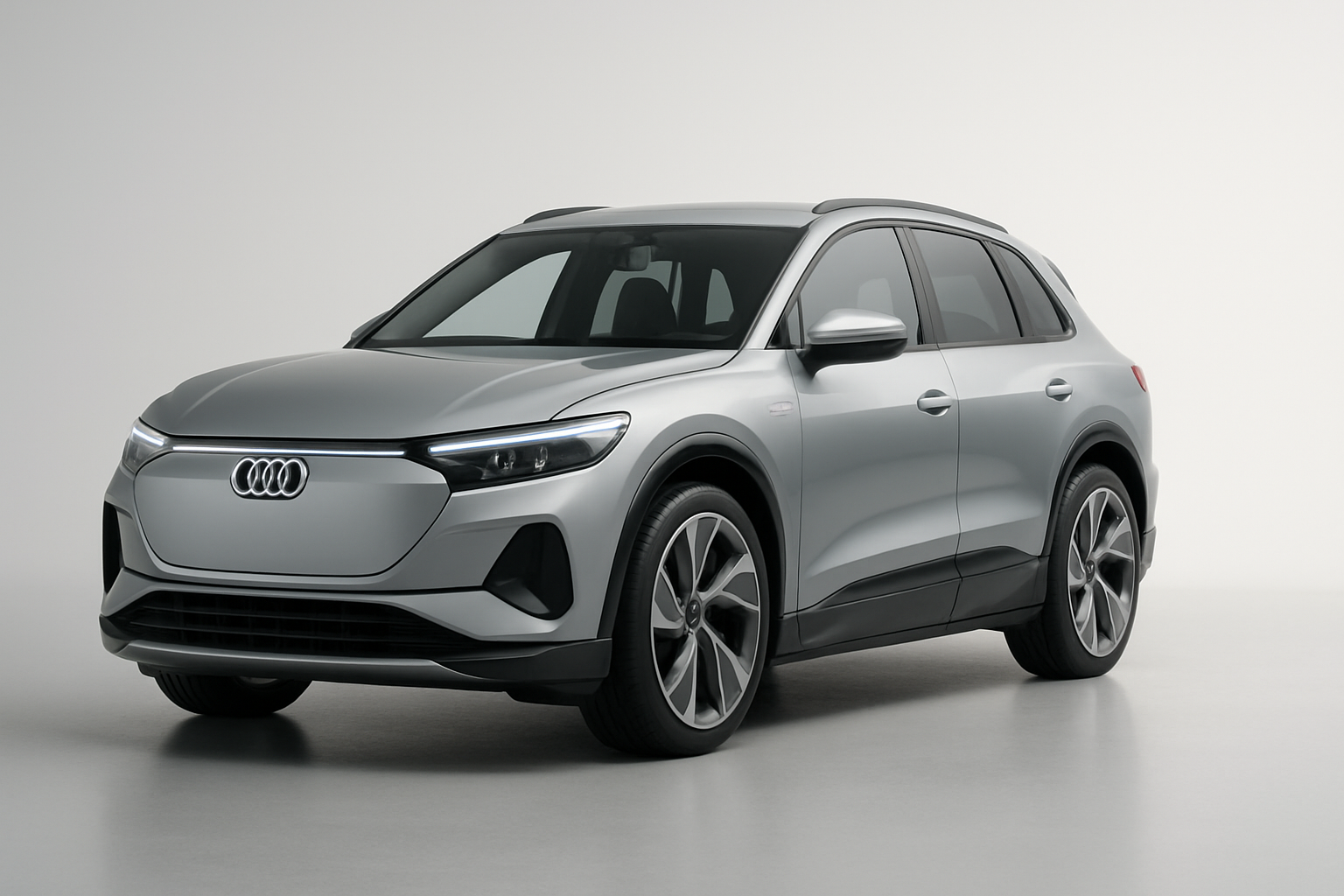 Audi Q6 e-tron 2024 года, 3/4 фронт