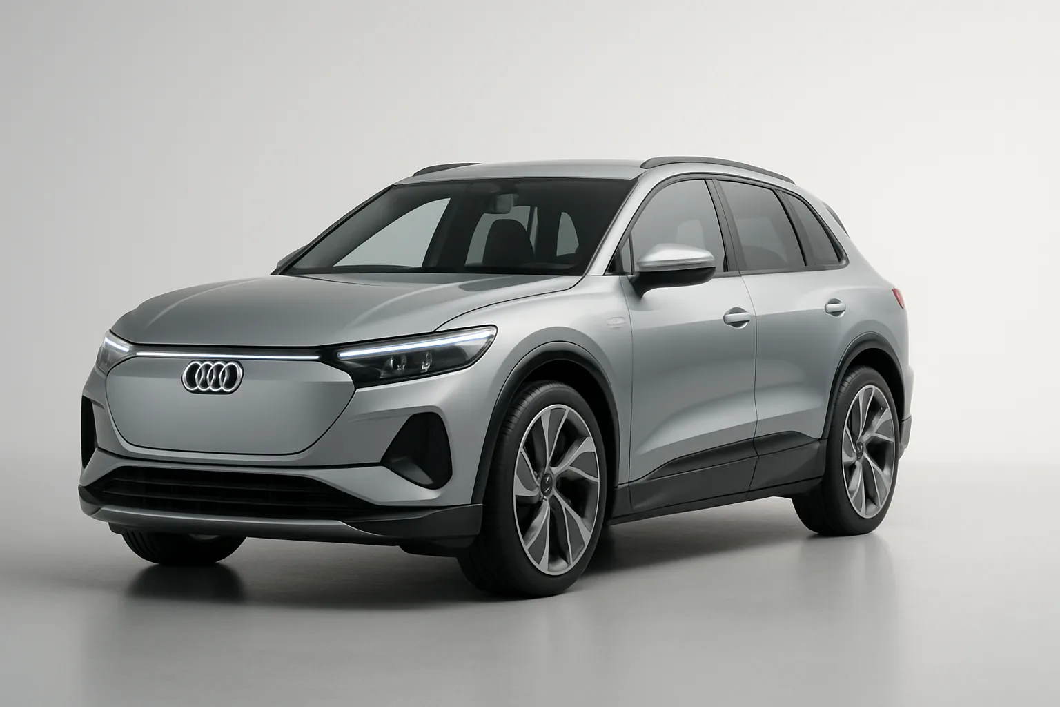 Audi Q6 e-tron 2025–2026, 3/4 фронт