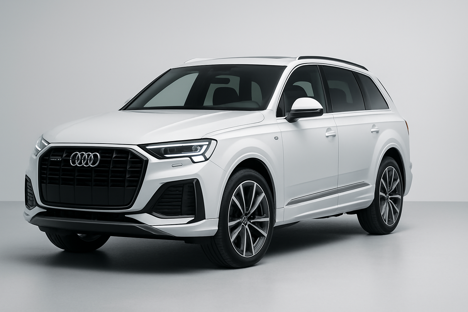 Audi Q7 2023 года, 3/4 фронт