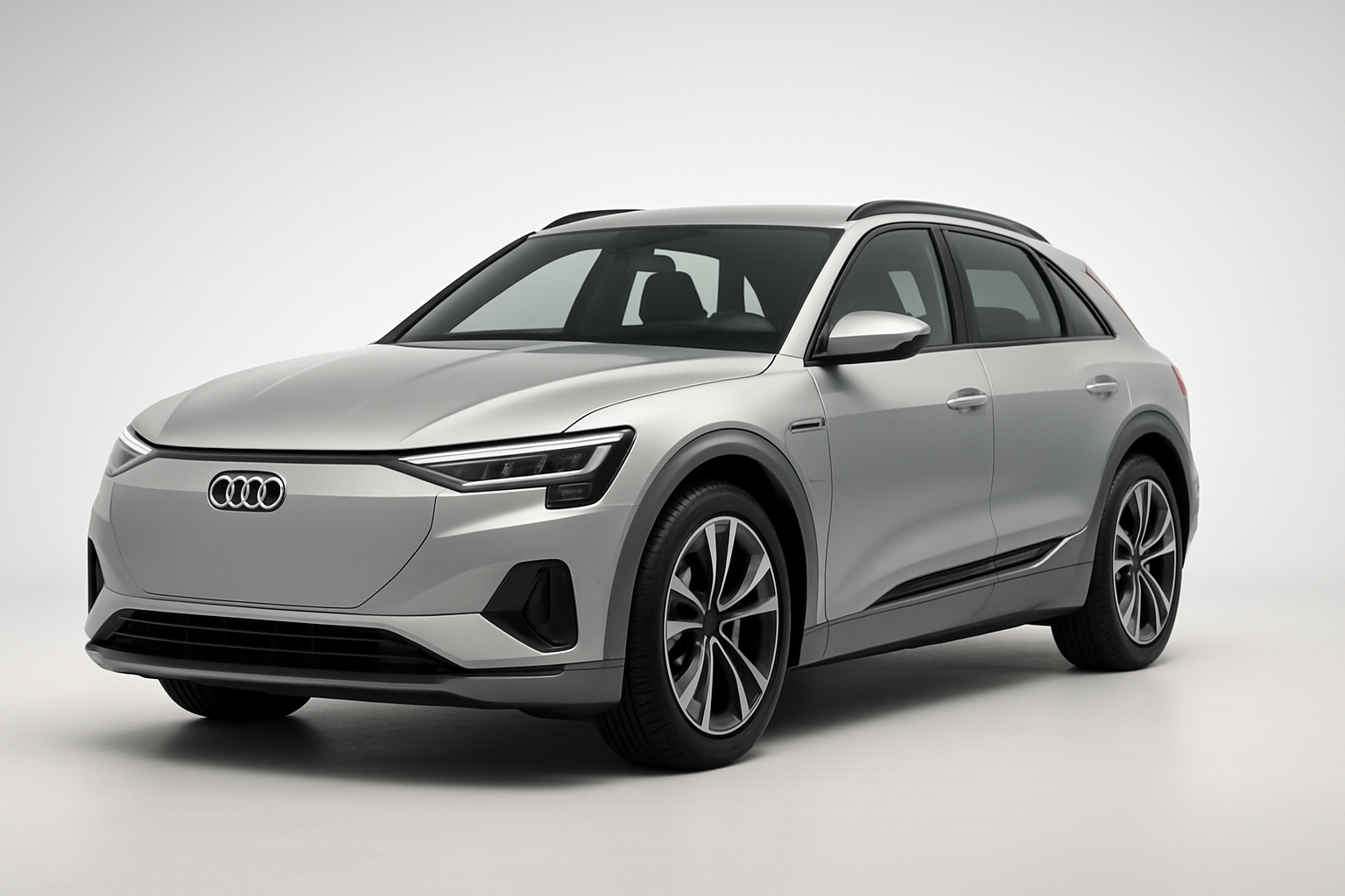 Audi Q8 e-tron 2026 года, 3/4 фронт