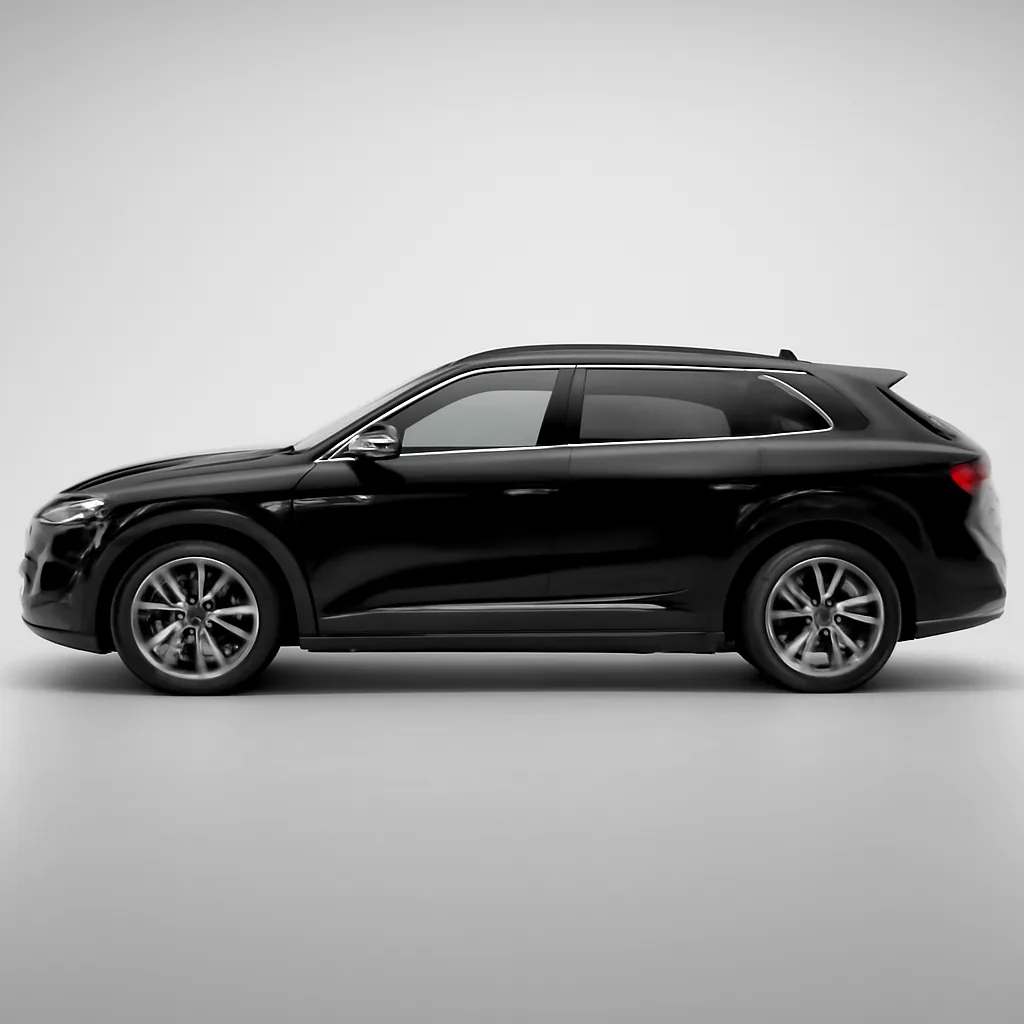 Audi Q8 e-tron 2025–2026, вид сбоку