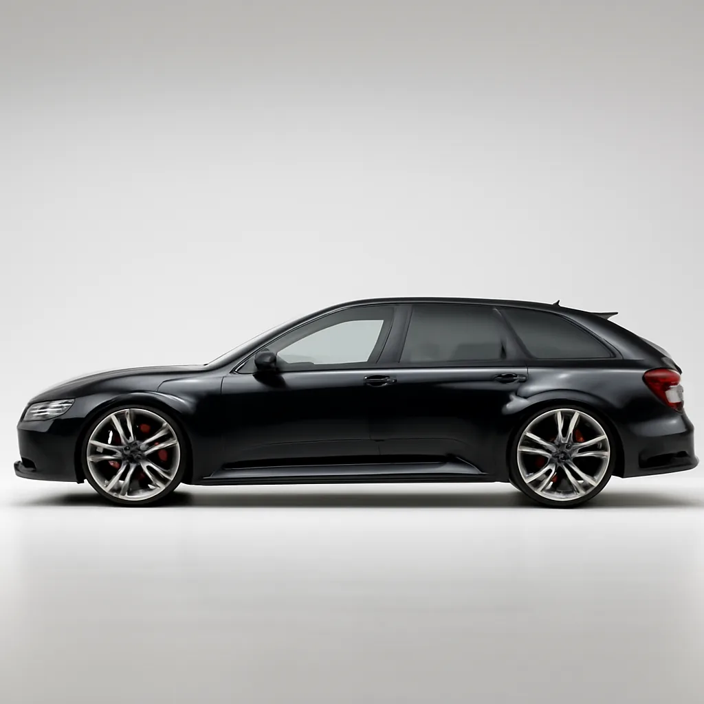 Audi RS6 2019–2021, вид сбоку