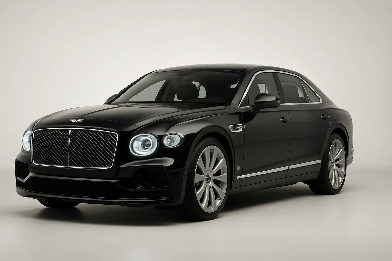 Bentley Flying Spur 2025–2026, 3/4 фронт
