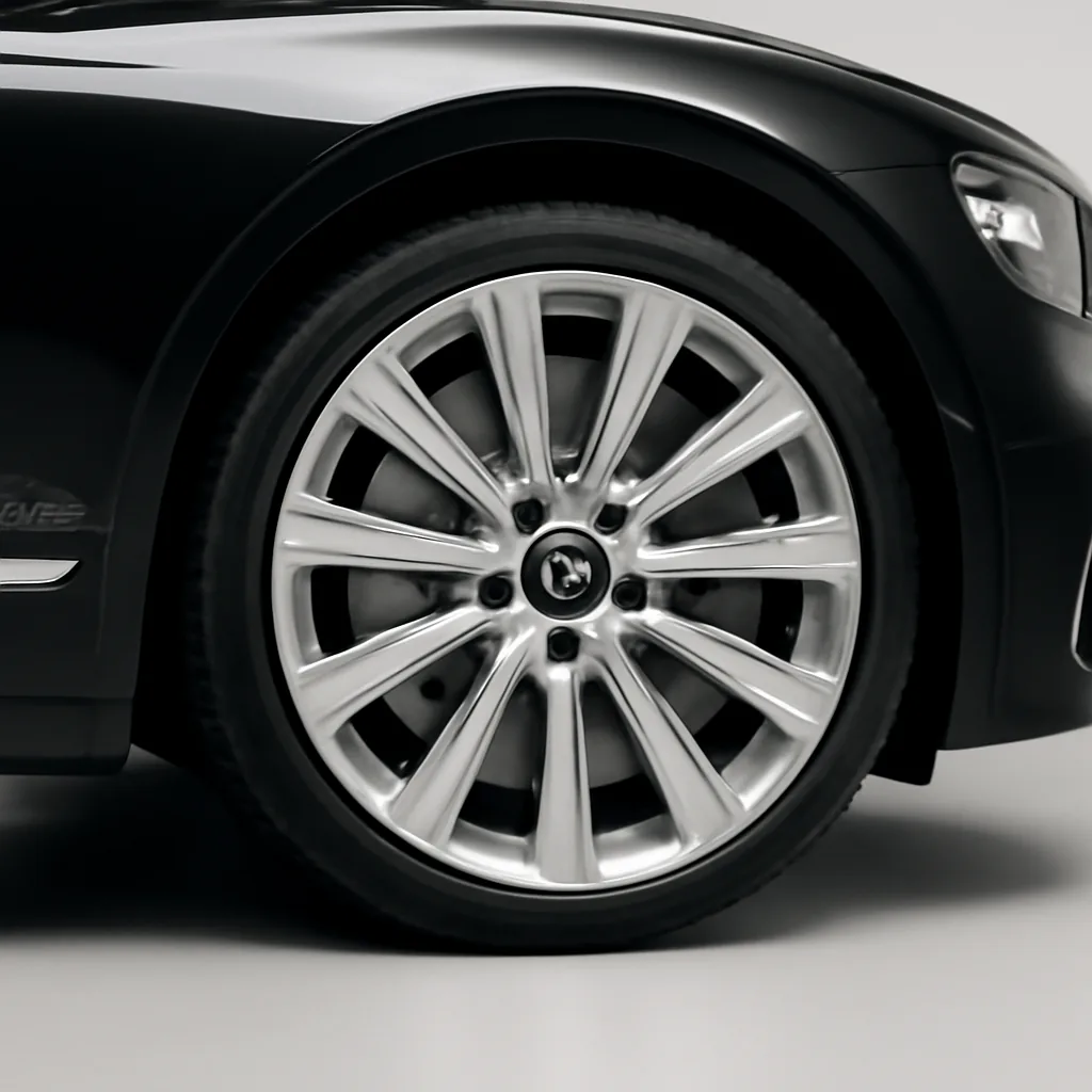 Bentley Flying Spur 2025–2026, колёсный диск крупным планом