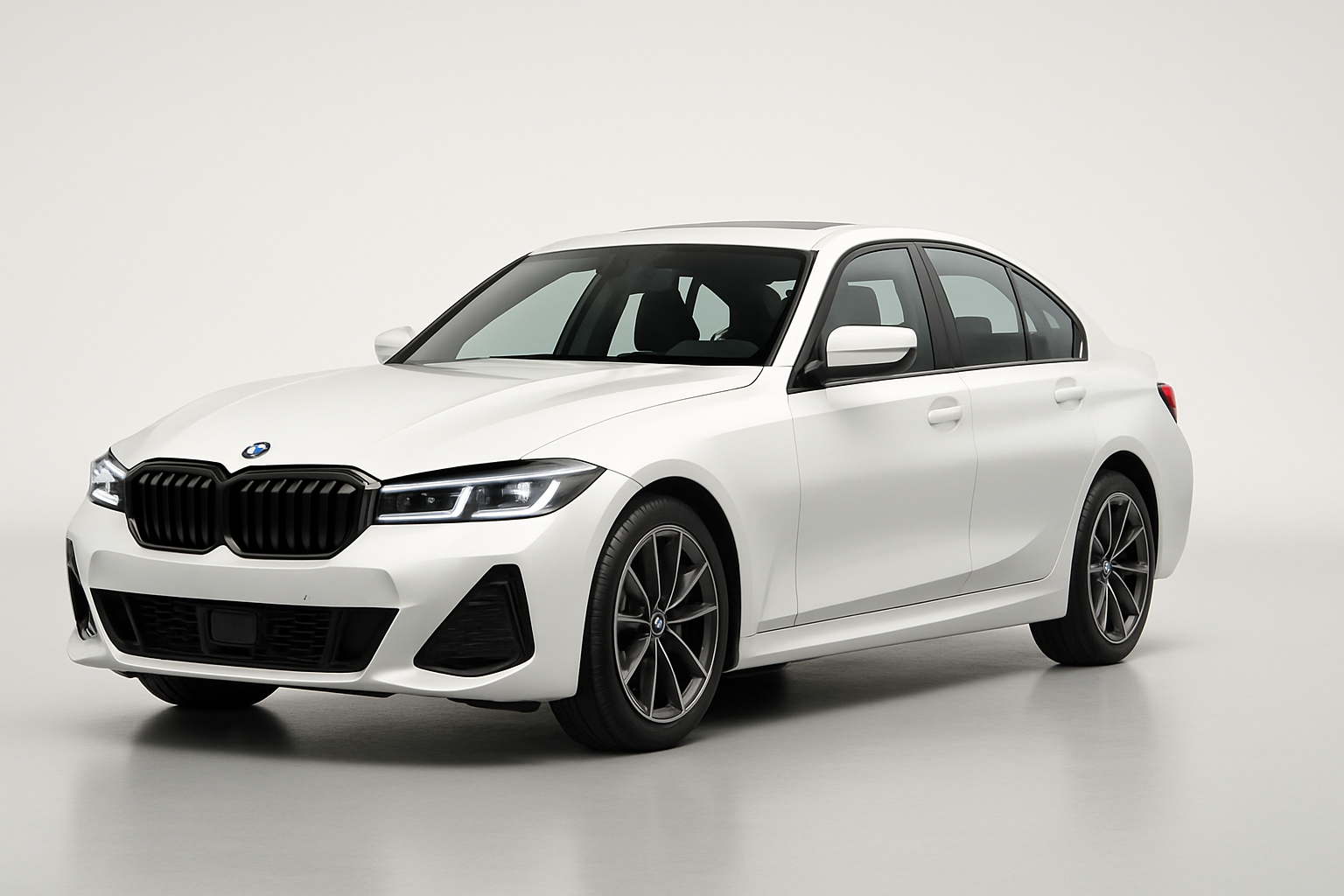 BMW 3 Series 2019 года, 3/4 фронт