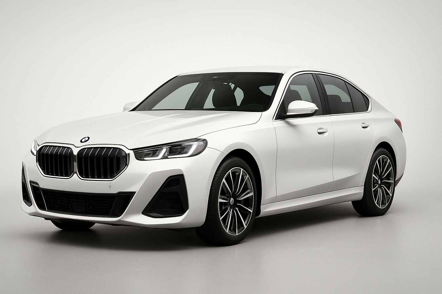 BMW 5 Series 2025 года, 3/4 фронт