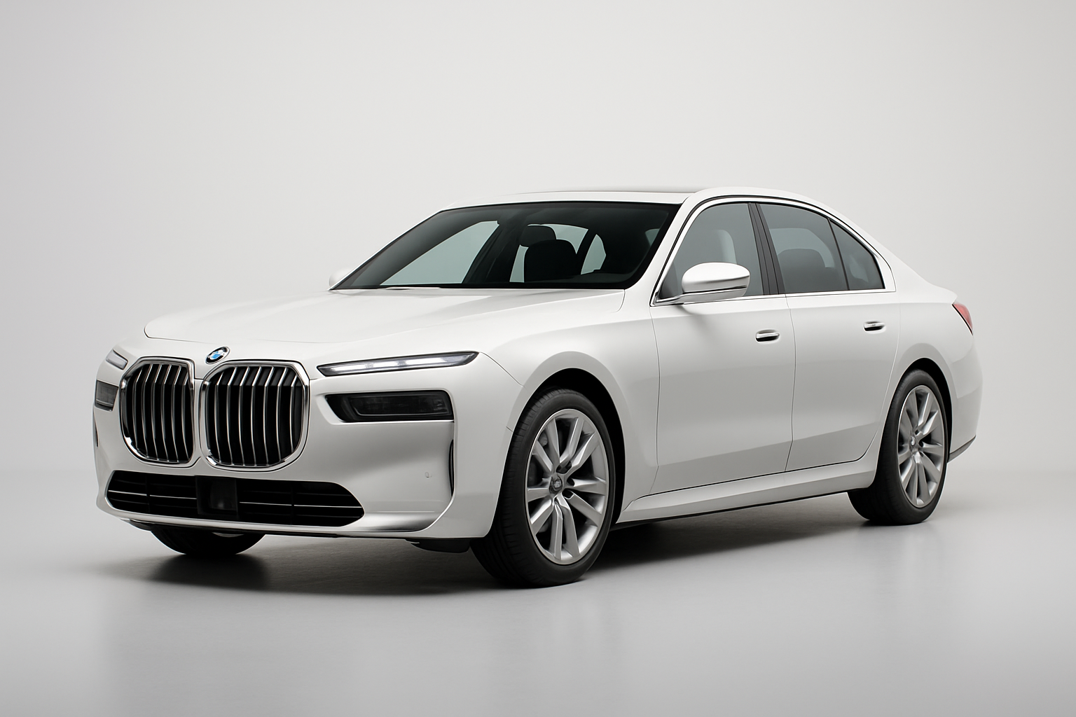 BMW 7 Series 2025 года, 3/4 фронт