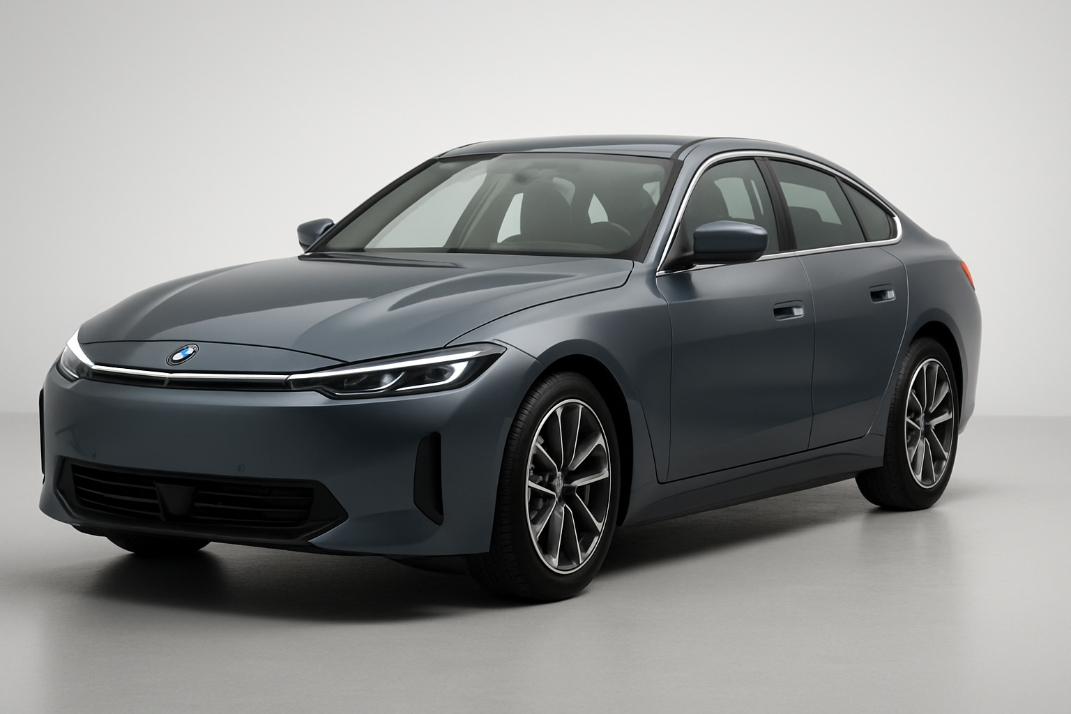 BMW i4 2024 года, 3/4 фронт
