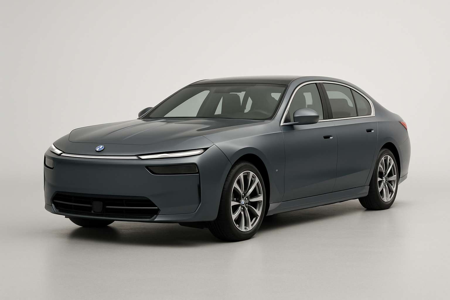 BMW i7 2024 года, 3/4 фронт