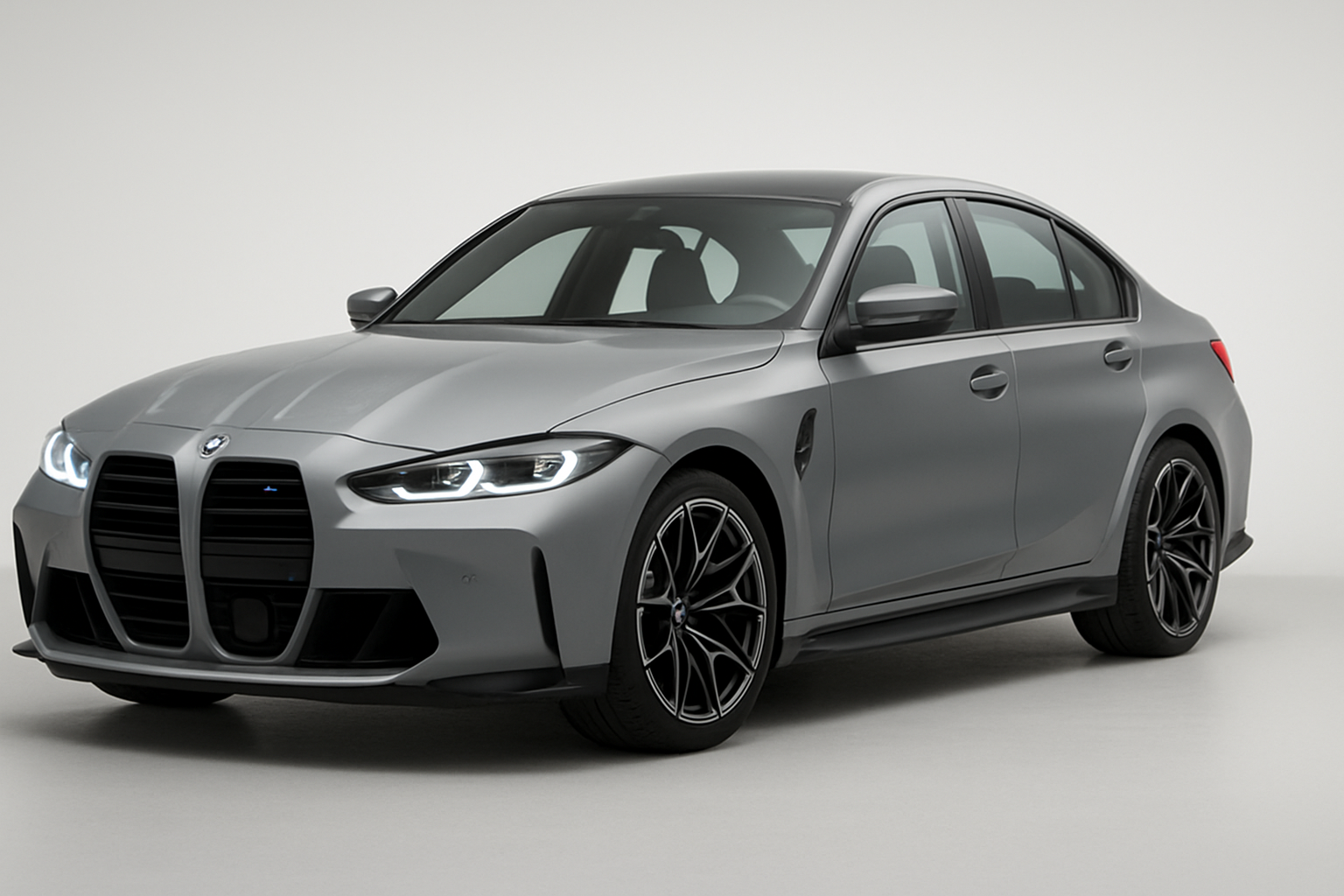 BMW M3 2021 года, 3/4 фронт