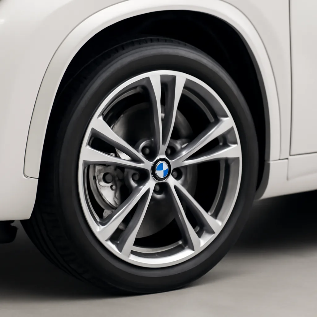 BMW X1 2025–2026, колёсный диск крупным планом