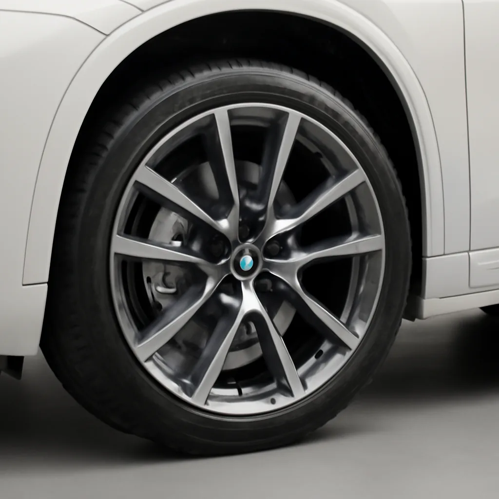 BMW X2 2022–2024, колёсный диск крупным планом