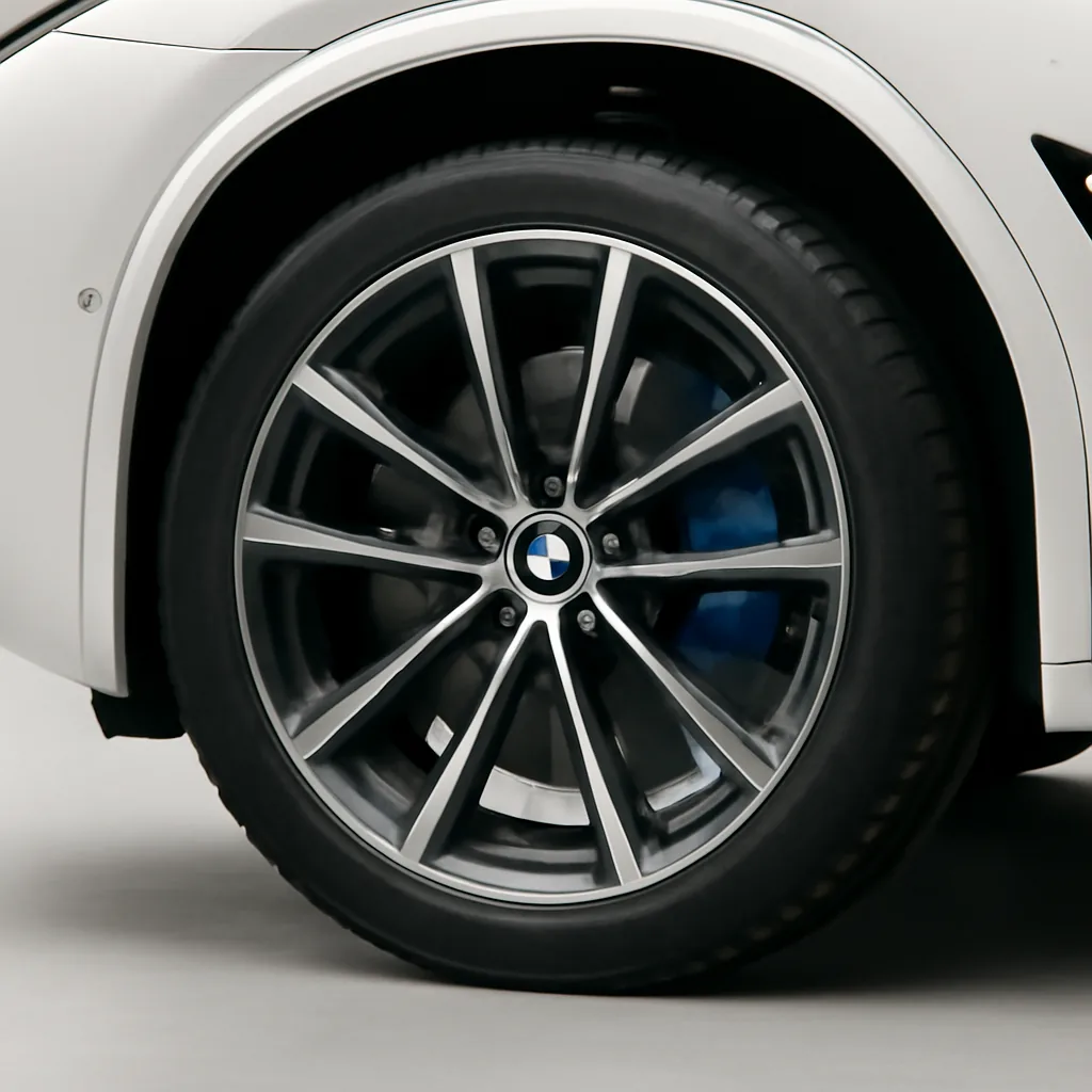 BMW X4 2018–2020, колёсный диск крупным планом