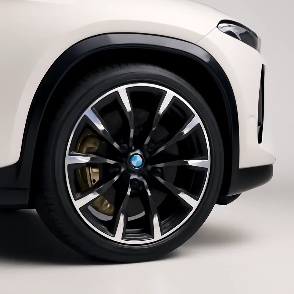BMW XM 2023–2025, колёсный диск крупным планом