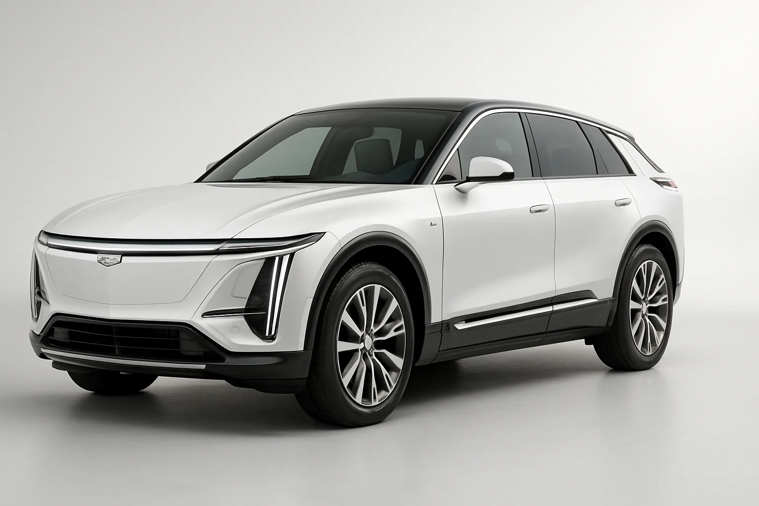 Cadillac Lyriq 2023–2025, 3/4 фронт