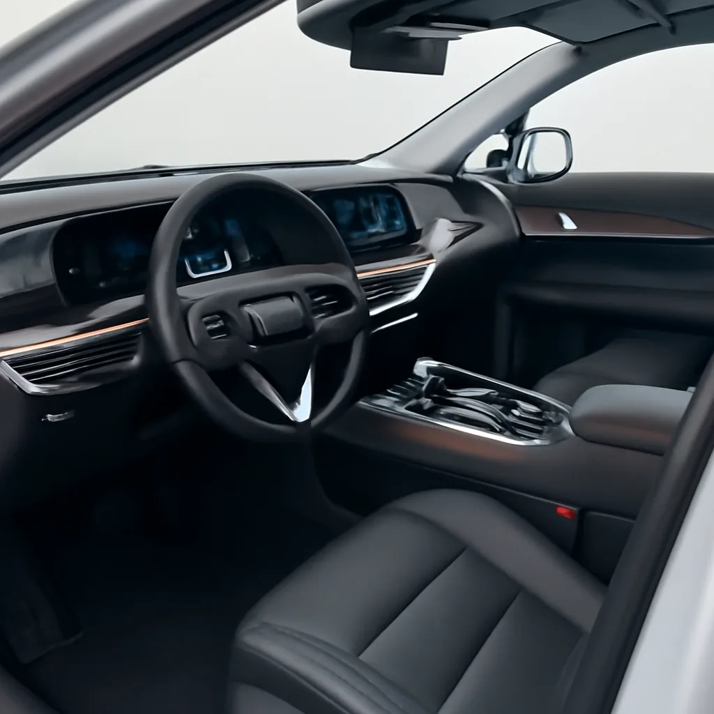 Cadillac Lyriq 2023–2025, интерьер · приборная панель