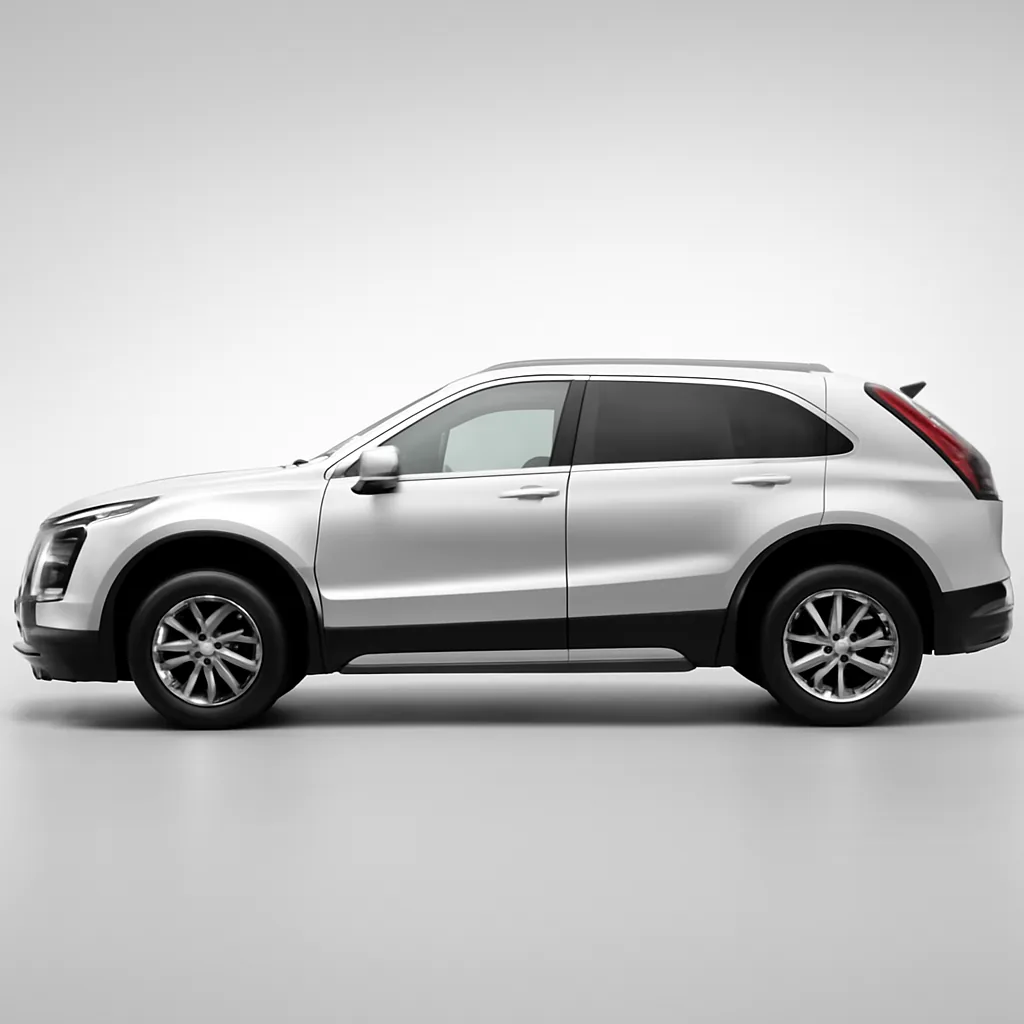 Cadillac XT4 2024–2025, вид сбоку