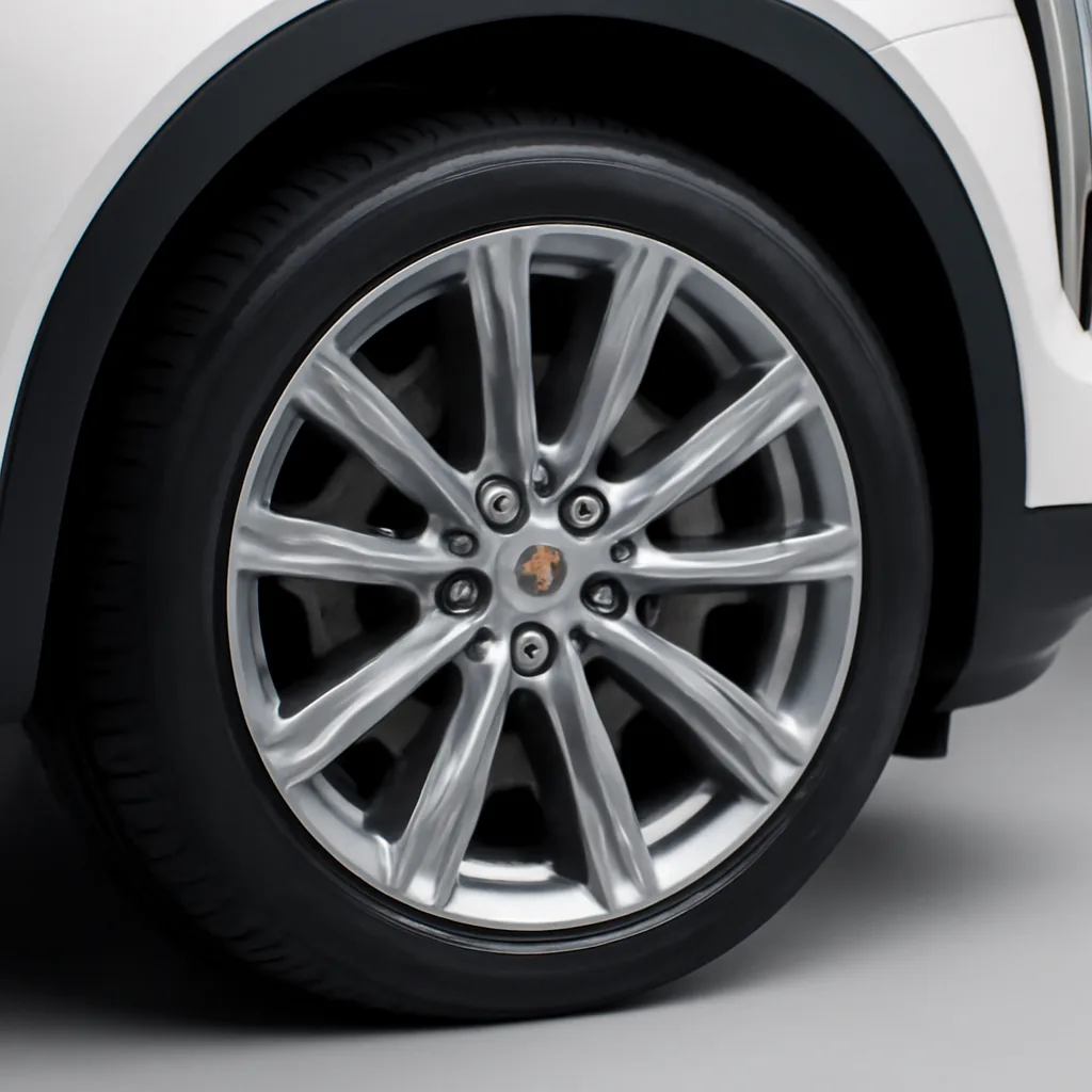 Cadillac XT4 2024–2025, колёсный диск крупным планом