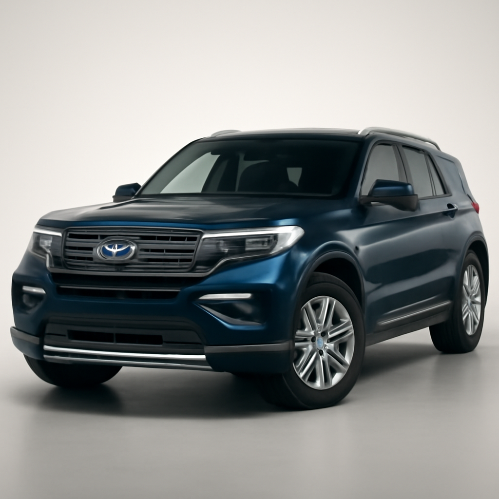 Ford Explorer 2026 года, 3/4 фронт — 3/4 фронт