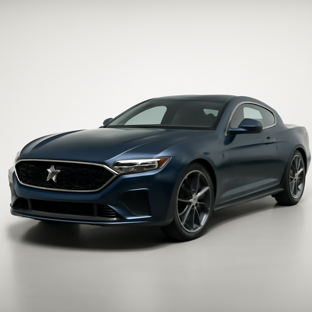 Ford Mustang 2023 года, 3/4 фронт — 3/4 фронт