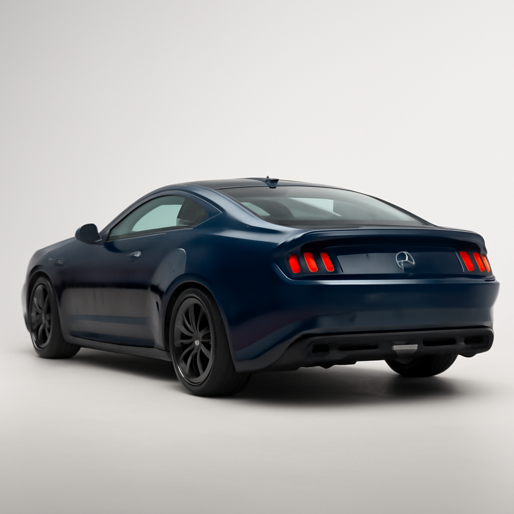 Ford Mustang 2023 года, 3/4 фронт — 3/4 зад