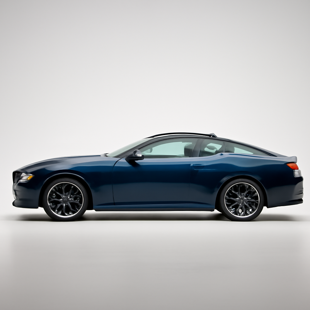 Ford Mustang 2023 года, 3/4 фронт — Профиль