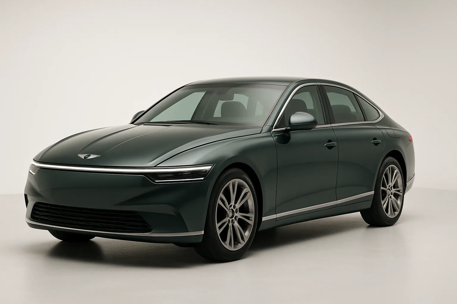 Genesis Electrified G80 2025–2026, 3/4 фронт