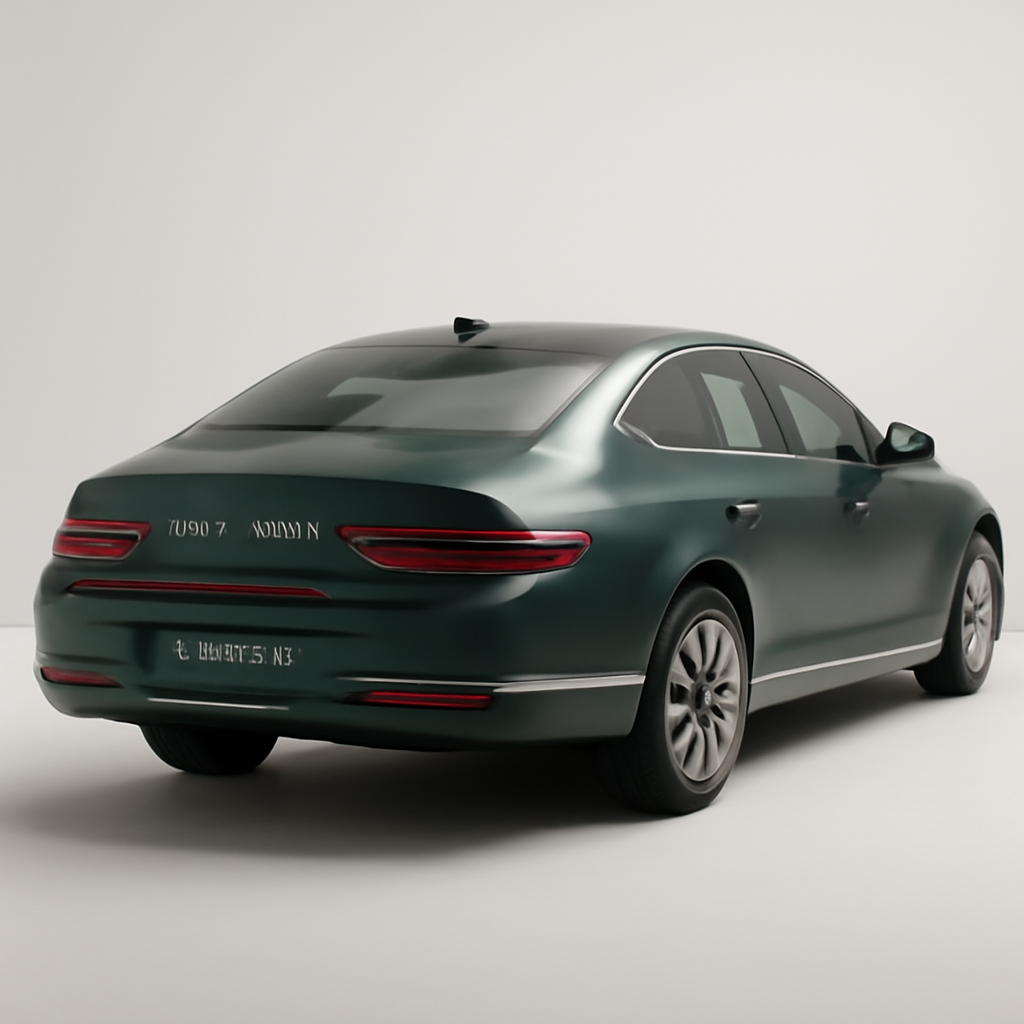 Genesis Electrified G80 2026 года, 3/4 фронт