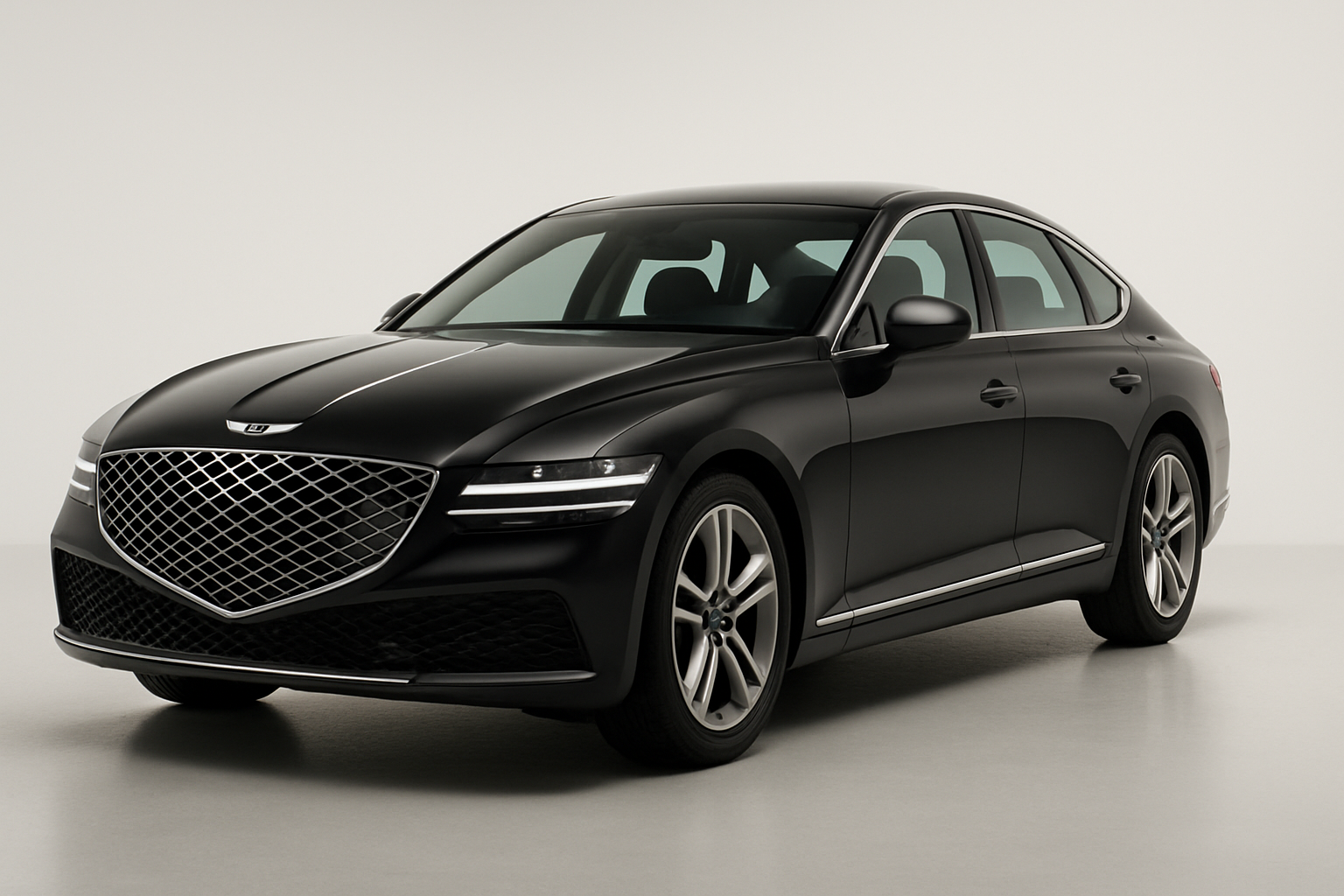 Genesis G80 2023 года, 3/4 фронт