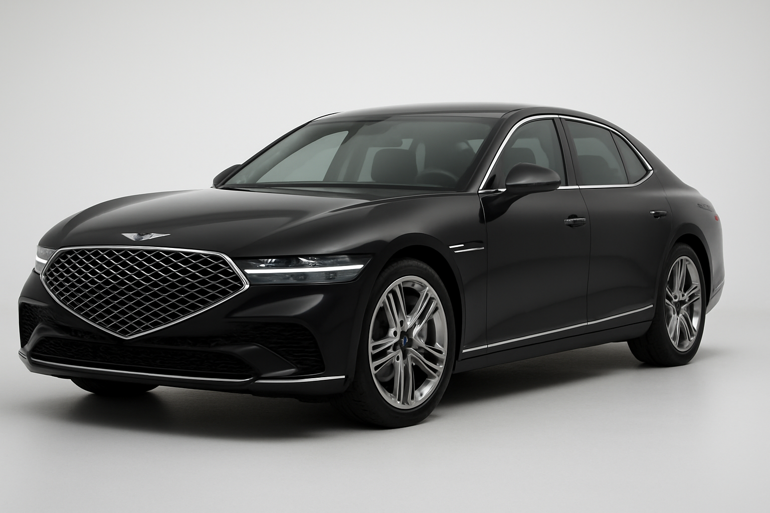 Genesis G90 2026 года, 3/4 фронт