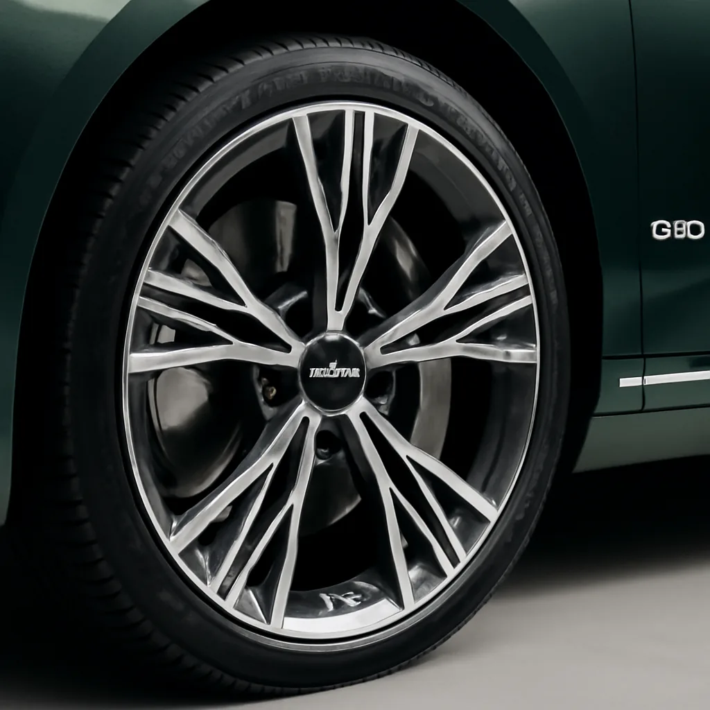 Genesis G90 2023–2025, колёсный диск крупным планом
