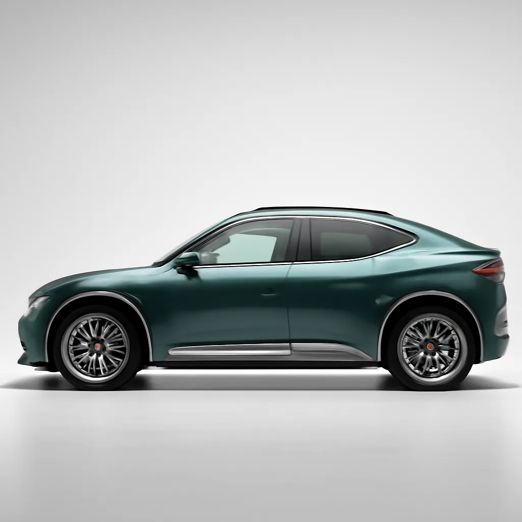 Genesis GV60 2025–2026, вид сбоку