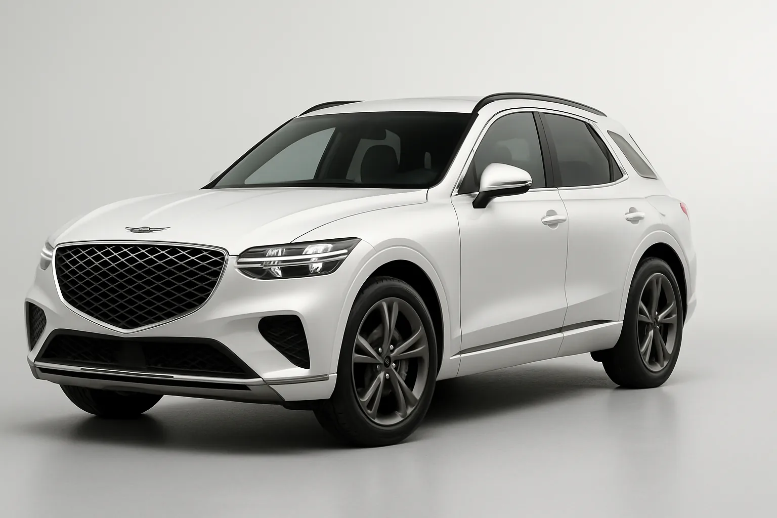 Genesis GV70 2022–2024, 3/4 фронт