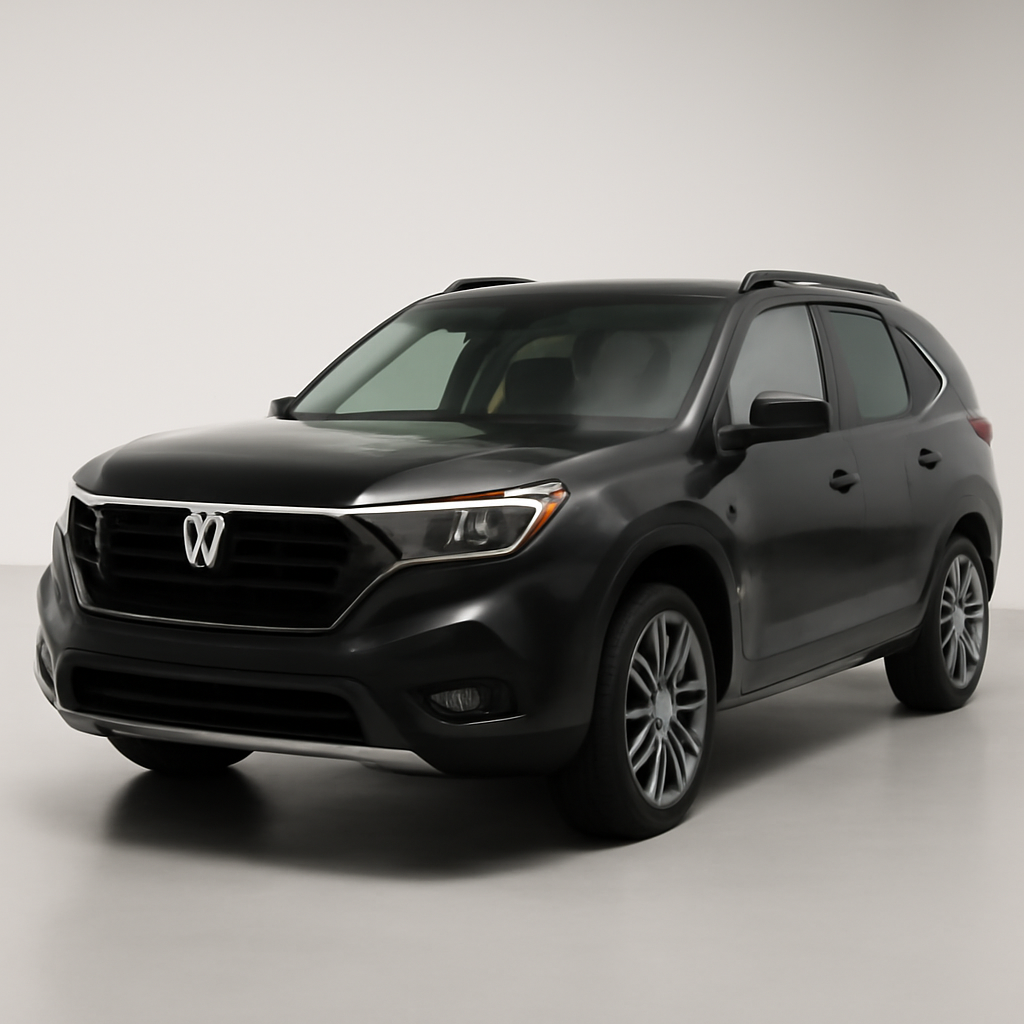 Honda Pilot 2025 года, 3/4 фронт — 3/4 фронт