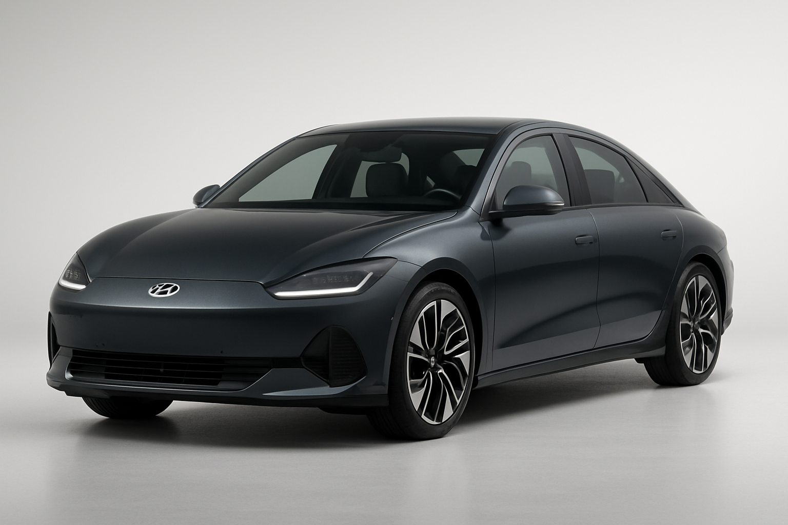 Hyundai Ioniq 6 2024 года, 3/4 фронт