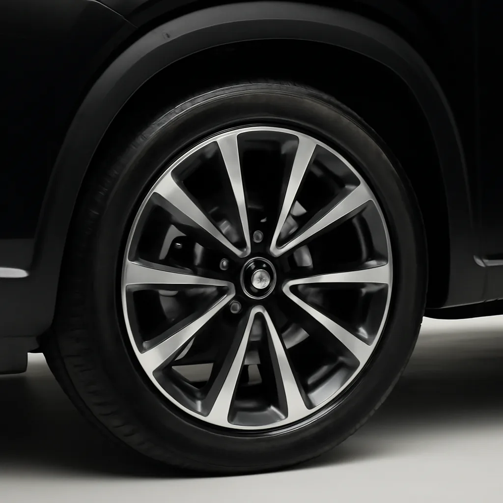 Hyundai Palisade 2021–2023, колёсный диск крупным планом