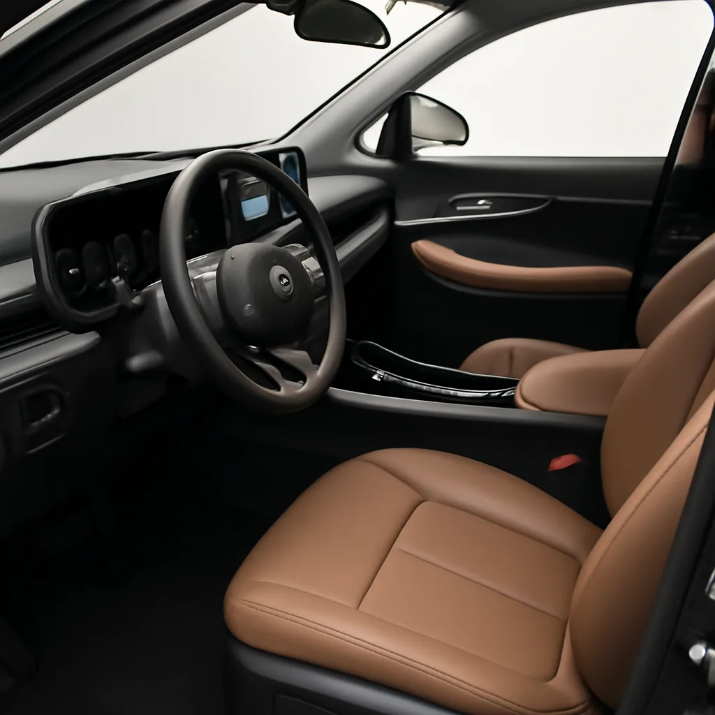 Hyundai Santa Fe 2023–2025, интерьер · приборная панель