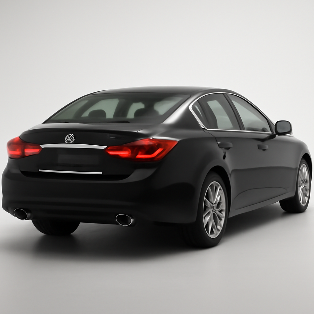 Infiniti Q50 2024 года, 3/4 фронт — 3/4 зад