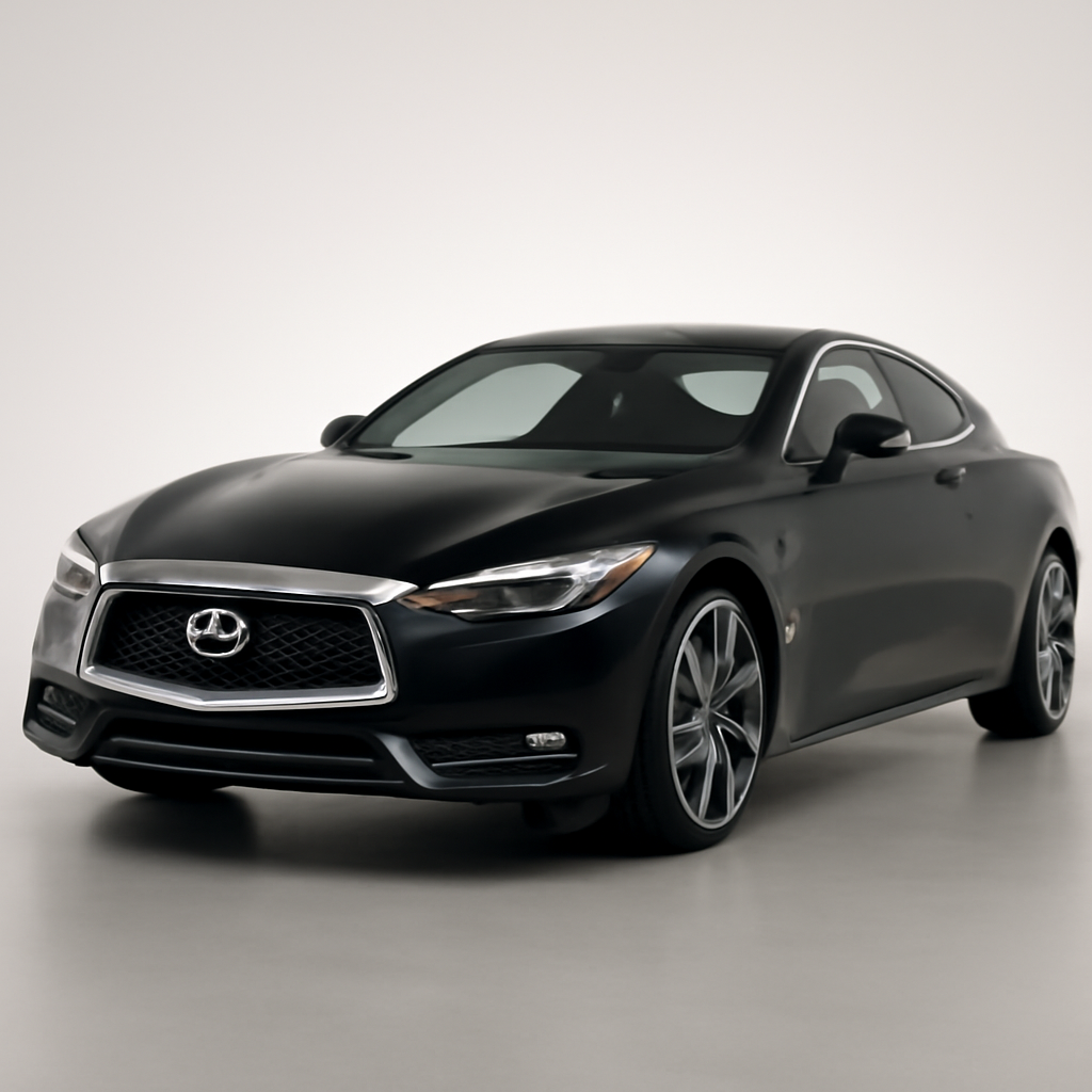 Infiniti Q60 2020 года, 3/4 фронт — 3/4 фронт