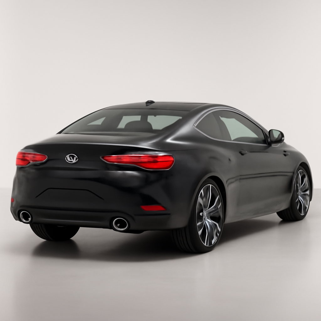 Infiniti Q60 2020 года, 3/4 фронт — 3/4 зад