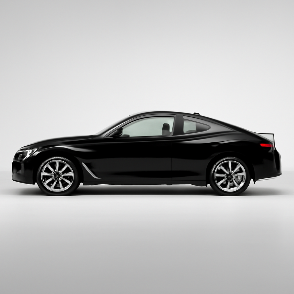 Infiniti Q60 2020 года, 3/4 фронт — Профиль