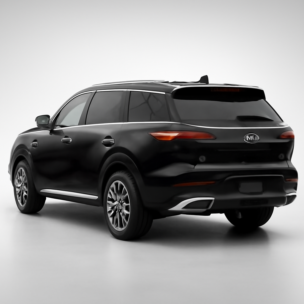 Infiniti QX60 2022 года, 3/4 фронт — 3/4 зад