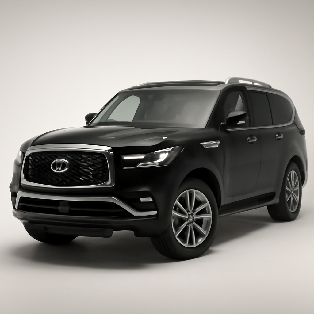 Infiniti QX80 2024 года, 3/4 фронт