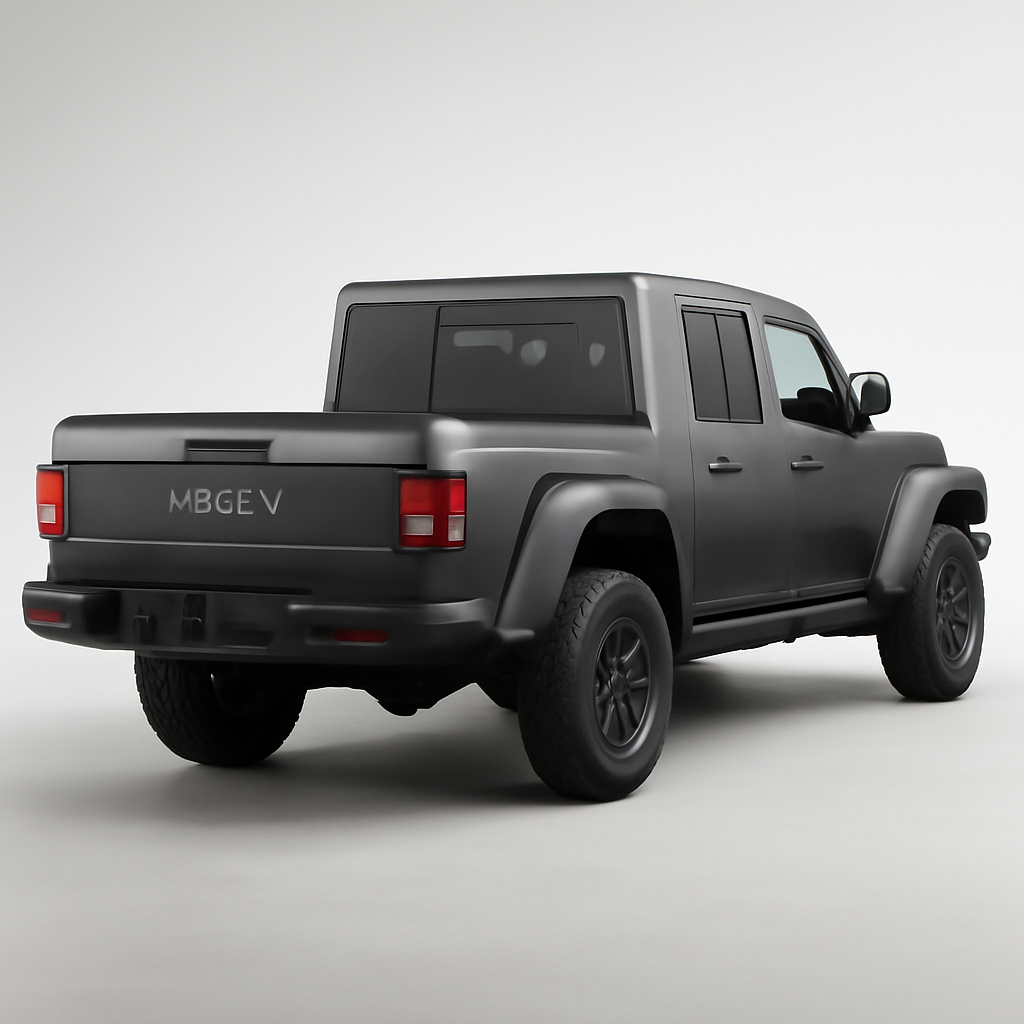 Jeep Gladiator 2024 года, 3/4 фронт — 3/4 зад
