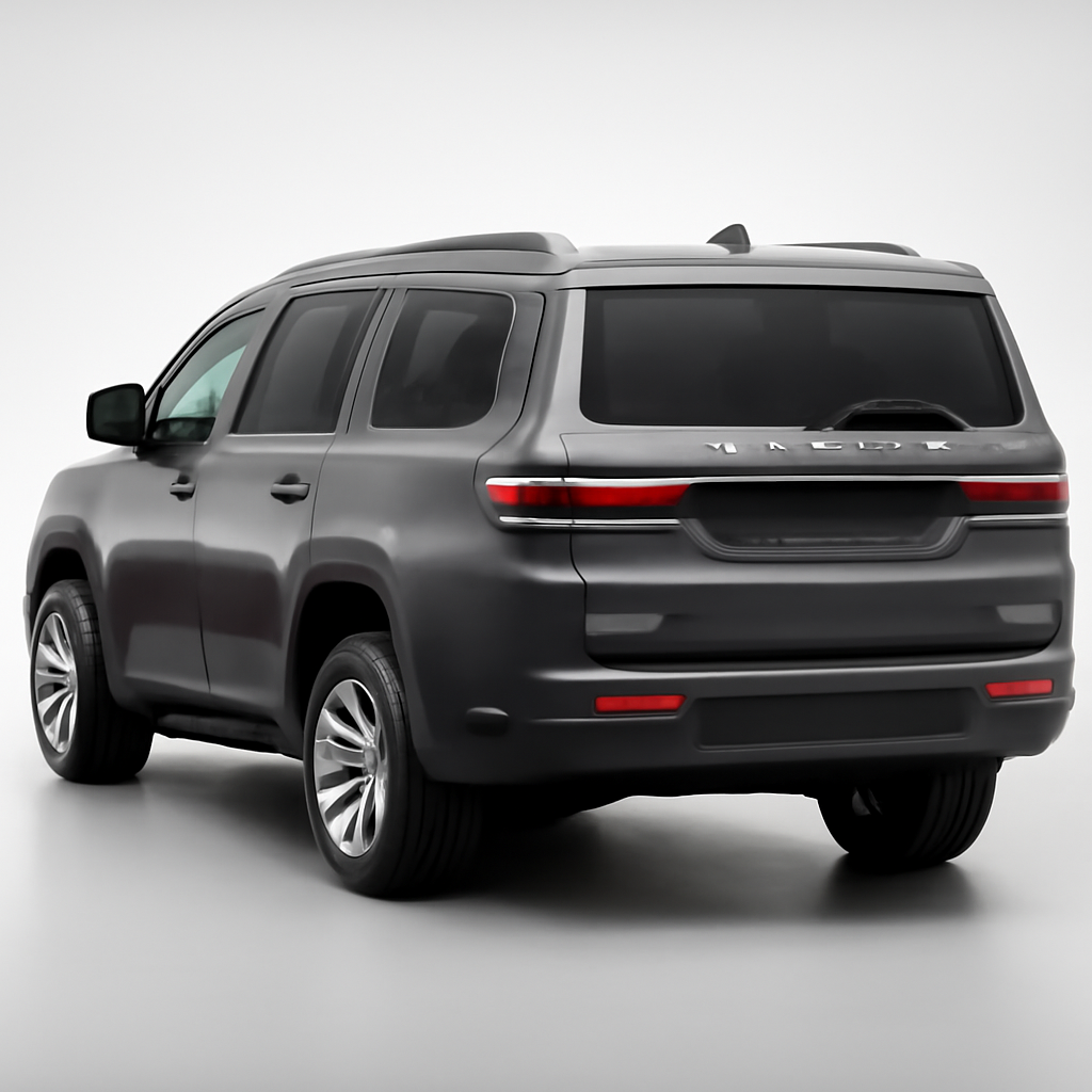 Jeep Wagoneer 2022 года, 3/4 фронт — 3/4 зад