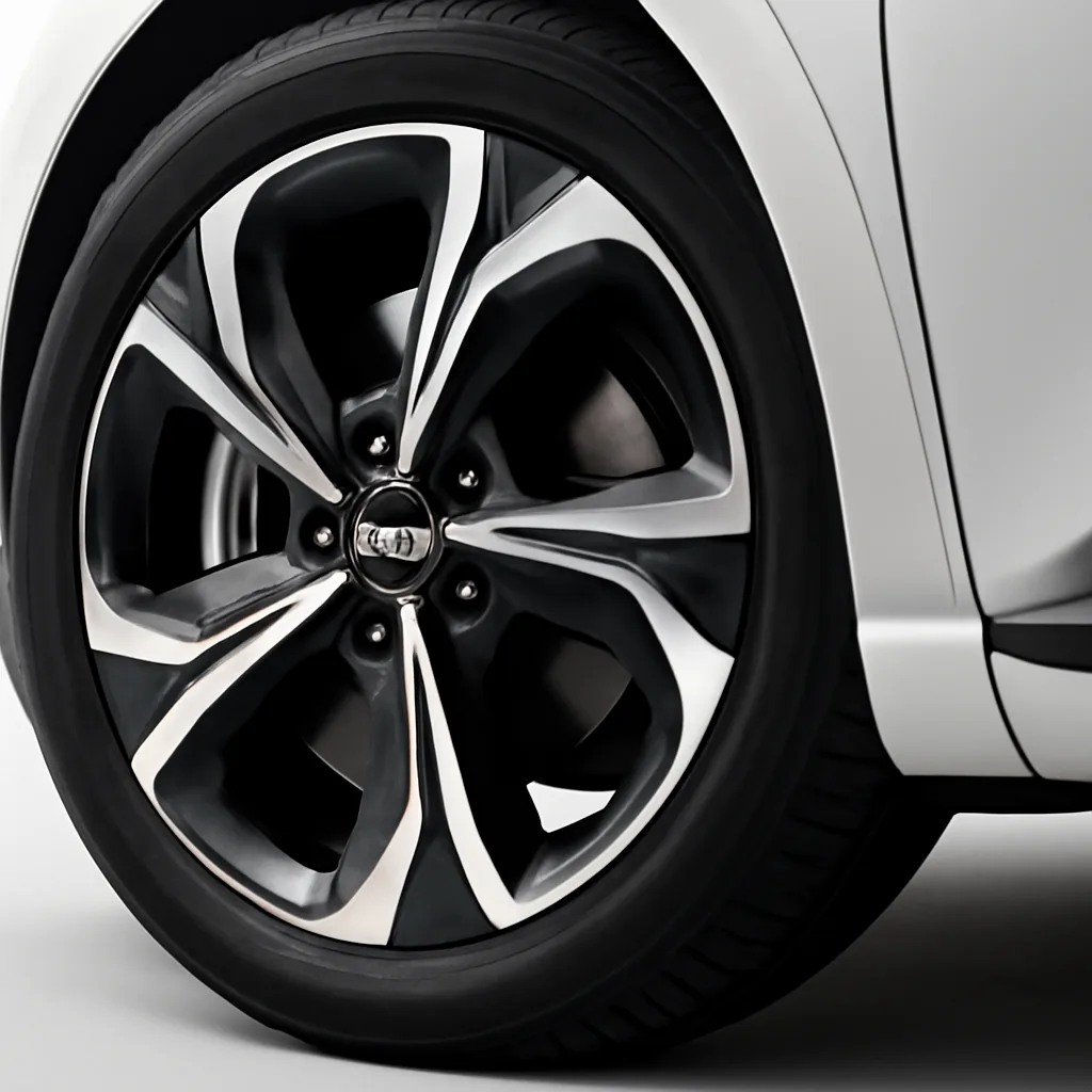 Kia EV6 2025–2026, колёсный диск крупным планом